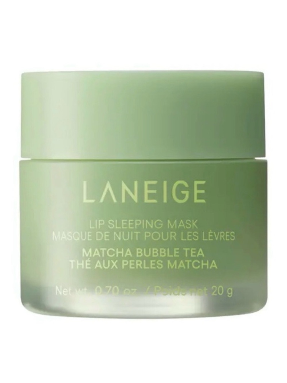 LANEIGE Matcha Bubble Tea Lip Sleeping Mask .7oz